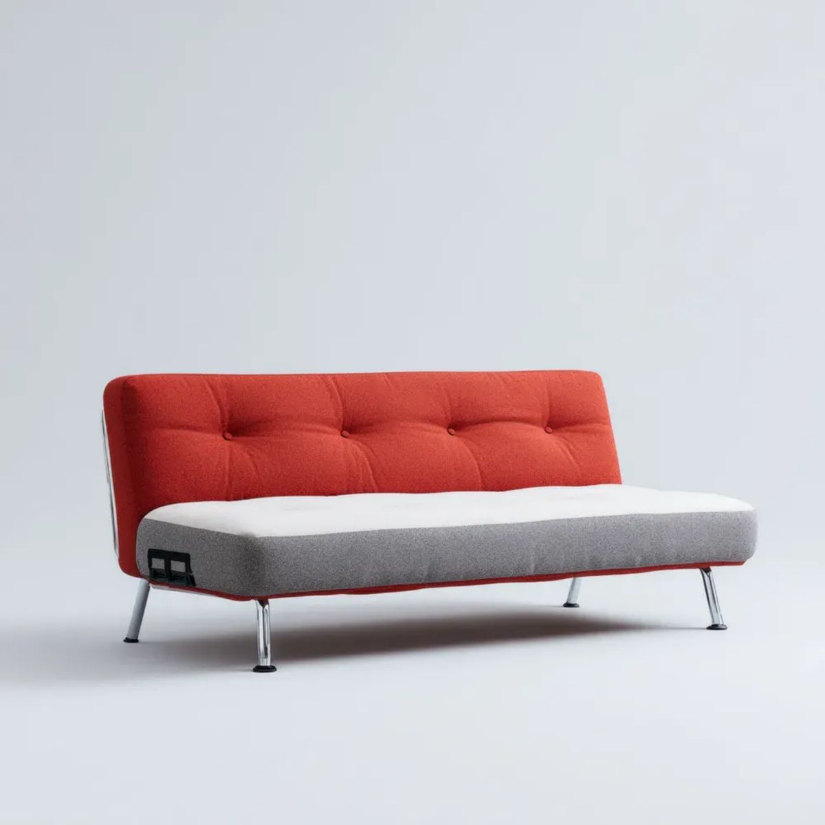 Sofa, Fotelik z sofą w kolorze niebieskim, szarym i białym, 180 x 90 x 85 cm