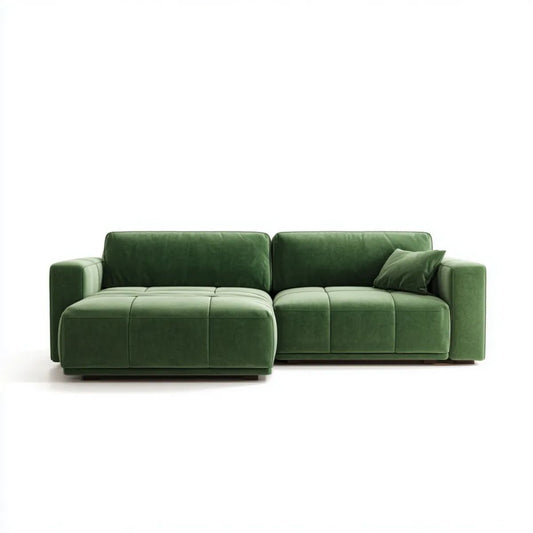 Sofa, 4 wilkołaki zielone wilkołak sofa z lewym rogu 280 x 160 x 85 cm